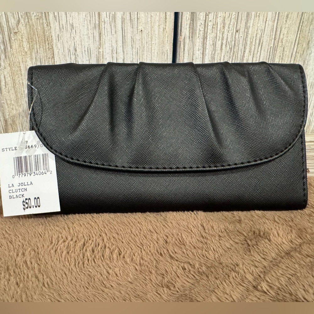 Reaction Kenneth Cole Black Clutch Wallet. NWT